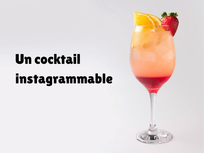 Cocktail instagrammable