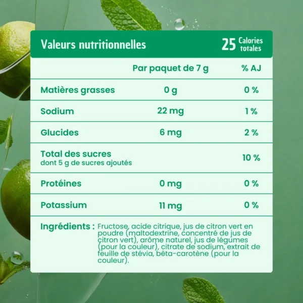 Cocktail Mojito Menthe en Poudre – Pack 12 Sachets