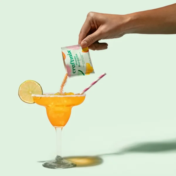 Cocktail Mango Margarita en Poudre – Pack 12 Sachets