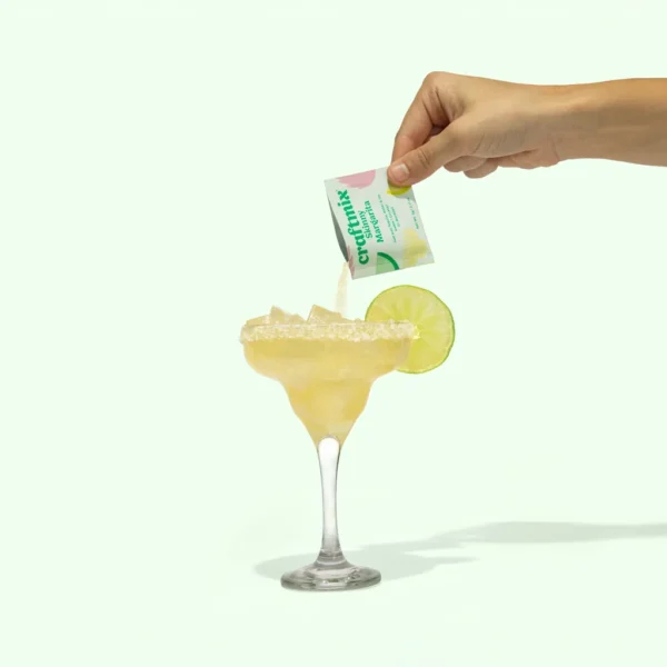 Cocktail Skinny Margarita 0 Calorie en Poudre – Pack 12 Sachets