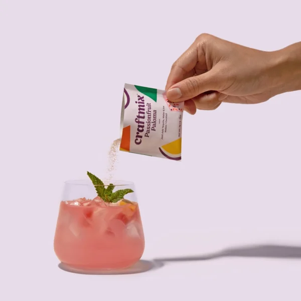 Cocktail Passionfruit Paloma en Poudre – Pack 12 Sachets