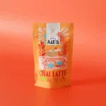Atelier marta propose un chai latte de 125g pour un total de 25 tasse d'un latte onctueux.